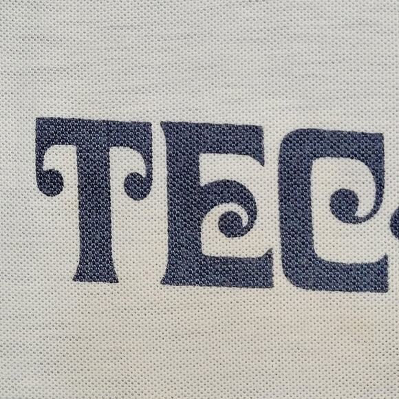 Vintage 80s Texas Tech University Polo Shirt S/M 20x25 Blue - Picture 11 of 13